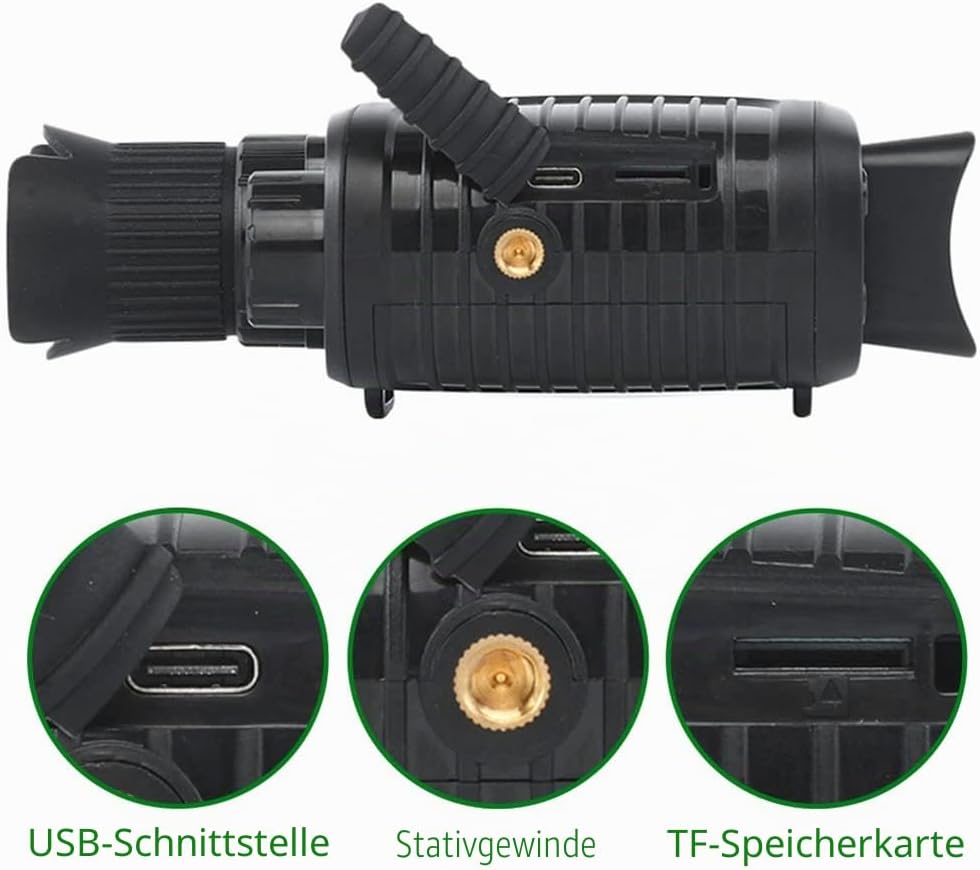 Nachtsichtgerät, R7 Digital Infrarot Nachtsichtgerät Monokular Teleskop für Tag und Nacht, für 100%