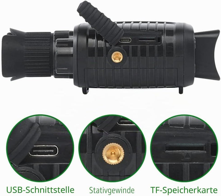 Nachtsichtgerät, R7 Digital Infrarot Nachtsichtgerät Monokular Teleskop für Tag und Nacht, für 100%