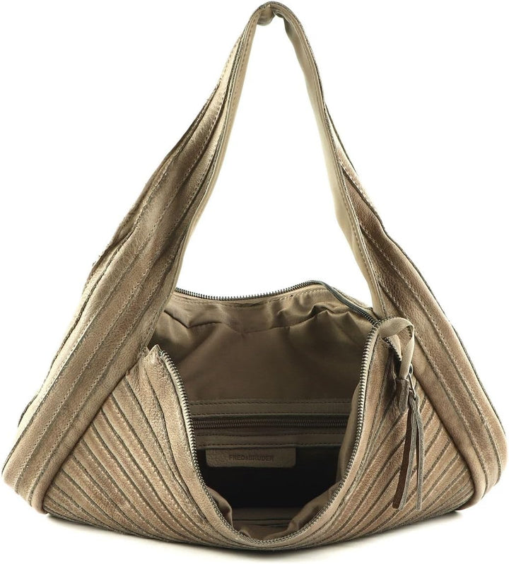FREDsBRUDER Ibbick - Hobo Schultertasche 37 cm Feather Grey, Feather Grey