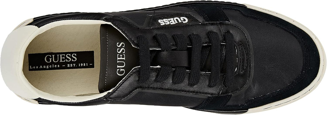 GUESS Herren Strave Vintage Carryover Sneaker 41 EU Schwarz, 41 EU Schwarz