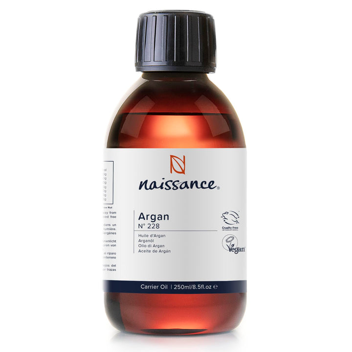 Naissance Marokkanisches Arganöl (Nr. 228) 250ml – Natürlich, Vegan, Hexanfrei, Gentechnikfrei – Nat