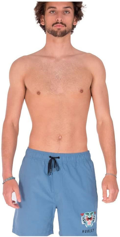 Hurley Herren Board-Shorts M Bengal Volley S Mittel Blau, S Mittel Blau