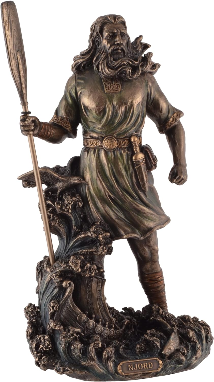 VOGLER Joh. Vogler GmbH Njörd germanischer Gott des Windes und der Meere - bronziert by Veronese