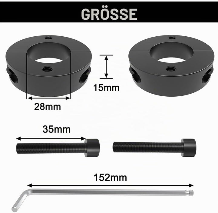 Bürostuhl Gasliftzylinders Entfernungswerkzeuge, 28mm Stahl Neigungskontroll Werkzeugsatz, Fix Sinki