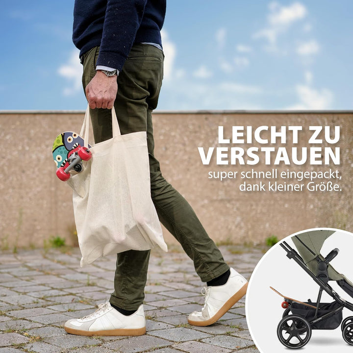 Apollo Kinder Skateboard, kleines Komplett Board mit ABEC 3 Kugellagern und Aluminium Achsen, Coole