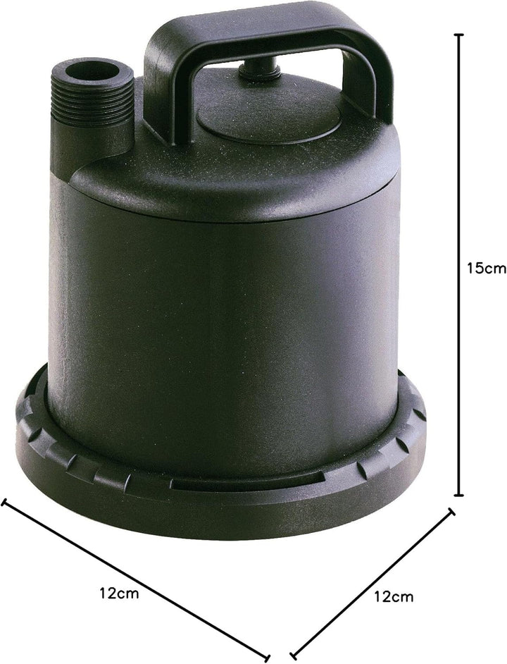 Sicce Teich Pumpe Ultra Zero, 10 m Kabel, Schwarz, 3000 liter/stunde