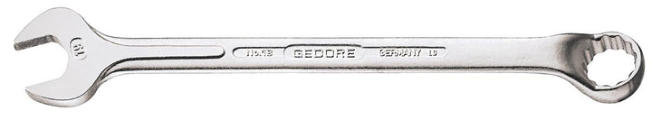 GEDORE 1 B-08 A Ring-Maulschlüssel-Satz, gekröpft, geschmiedet, 10° abgewinkelt mit UD-Profil, DIN 3