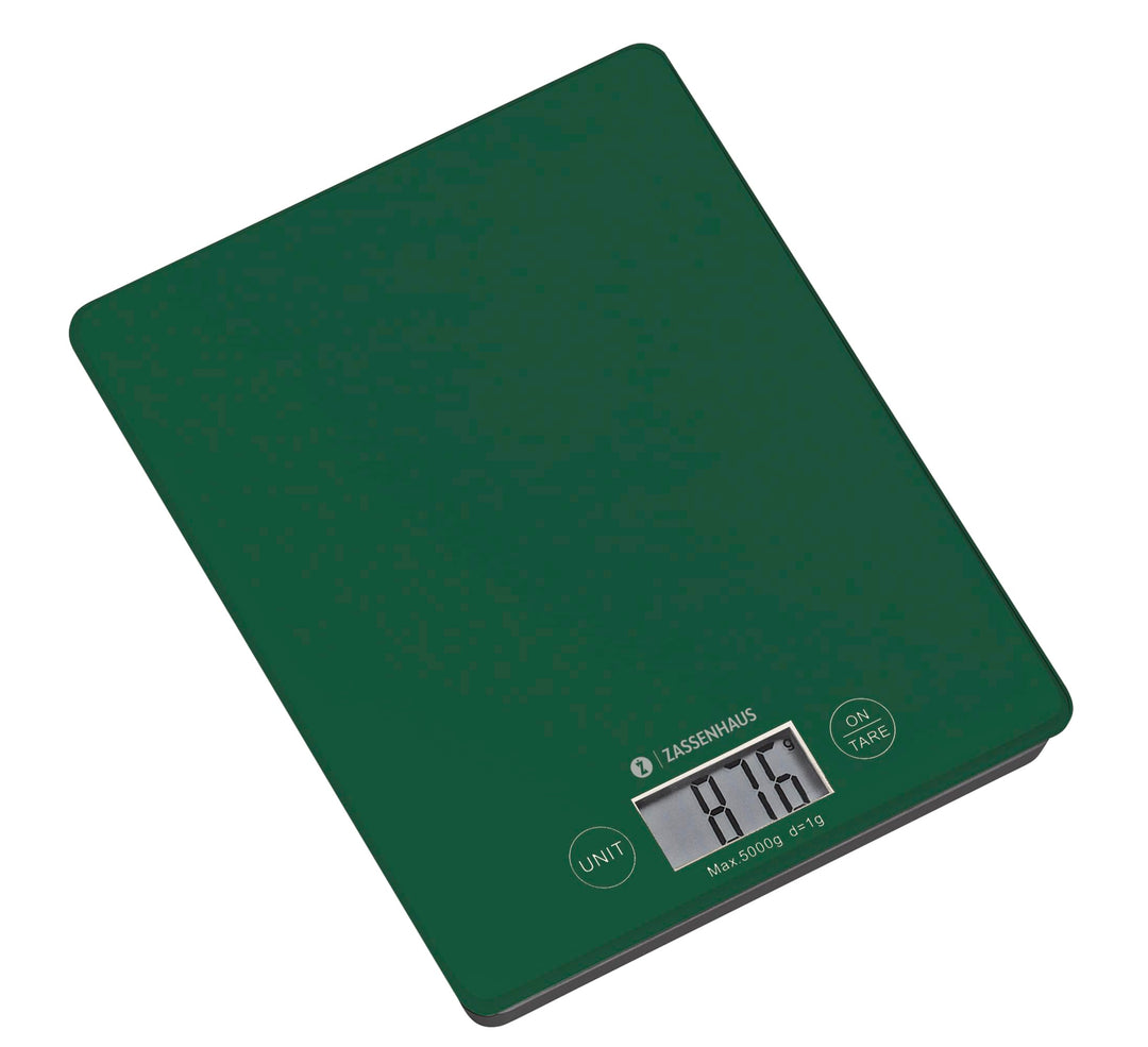 ZASSENHAUS Küchenwaage digital BALANCE/Digitalwaage mit max. 5kg in 1g Schritten/Hochwertige Haushal