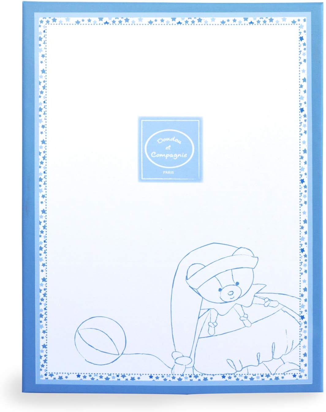 Unbekannt DC2716 Schmusetuch, Cartoon, blau, Baby