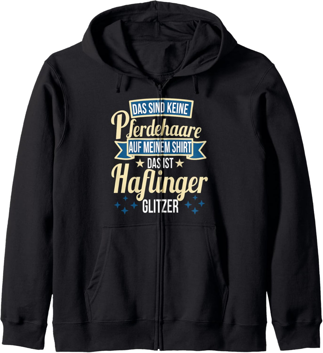 Haflinger Pferd Tshirt Reiten Mädchen Pony Reitsport Dressur Kapuzenjacke