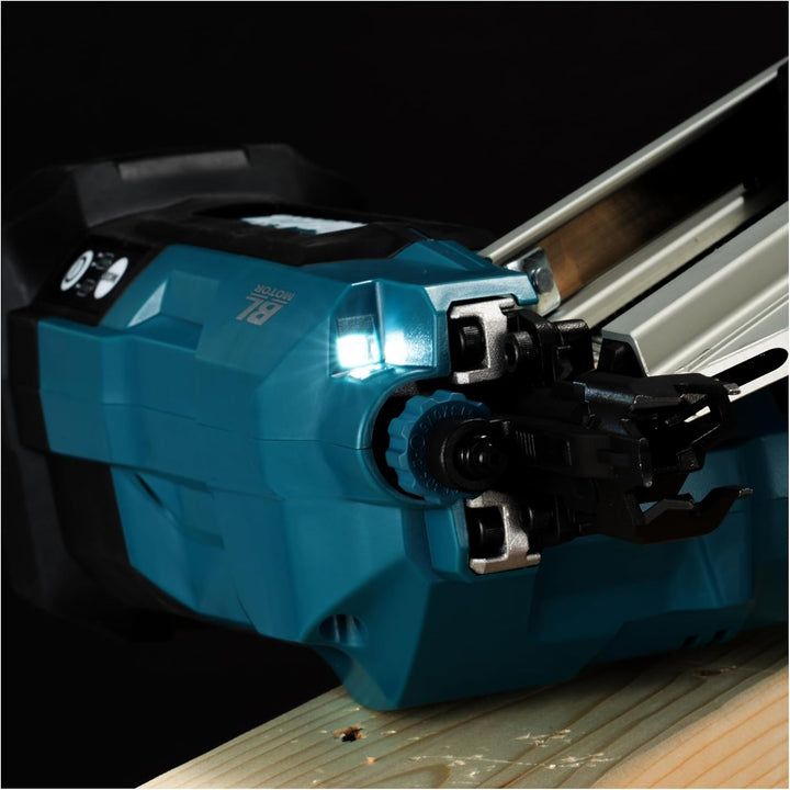 Makita BN001GZ 40 V Max Li-Ion XGT Bürstenloser Rahmennagler, Lieferung in einem Kunststoffgehäuse,