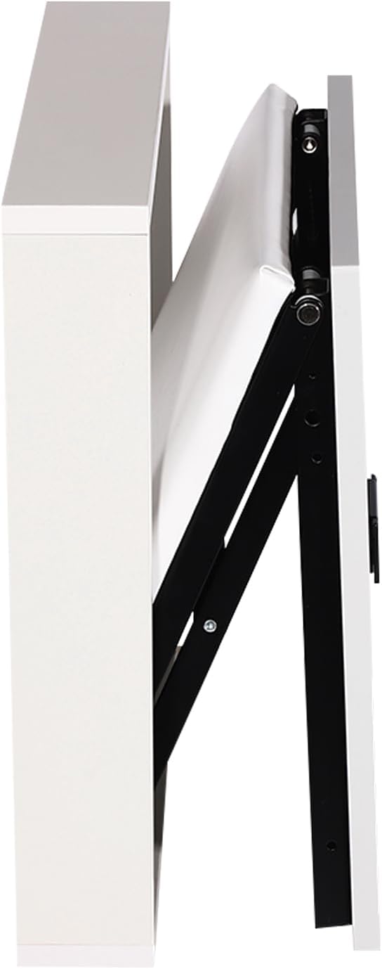 Wandklappstuhl, 35.5x36.5cm Klappsitz Wand, Wand Klappstuhl 150kg Gesamtbelastbarkeit, Wand Montiert