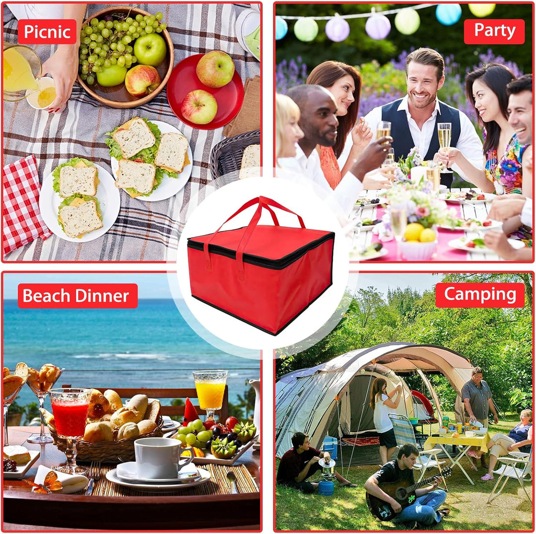 Kühltasche Gross 40 x 40 x 24 cm, Kühltasche für Torten, Bbierkasten, Lebensmittellieferung, Isolier