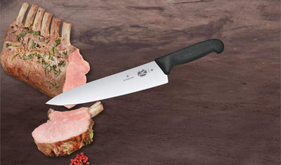 Victorinox Fibrox Tranchiermesser, 22cm, Rutschfest, Ergonomisch, Edelstahl, rostfrei, spülmaschinen