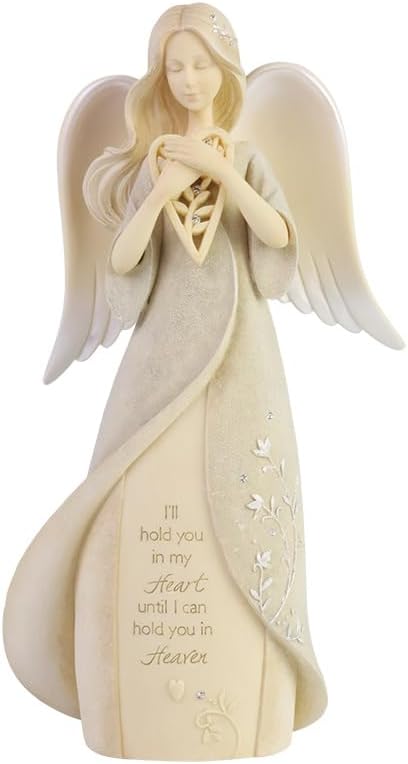 Enesco Foundations Dekofigur Herz Hold You in Heaven, 20,3 cm, Mehrfarbig