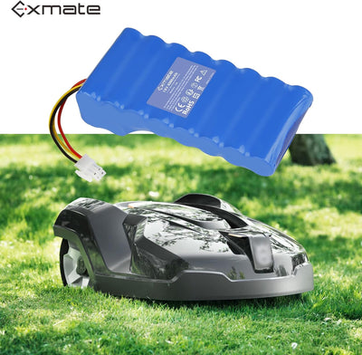 Exmate 18V 4000mAh Akku Ersatzakku für Husqvarna Automower 320, 330X, 420, 430, 430X, 440, 450X, 520