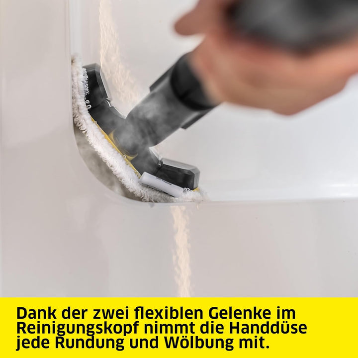 Kärcher Flexible Handdüse, Zubehör für Dampfreiniger, Dampfreiniger für Badewannen, Waschbecken, geb