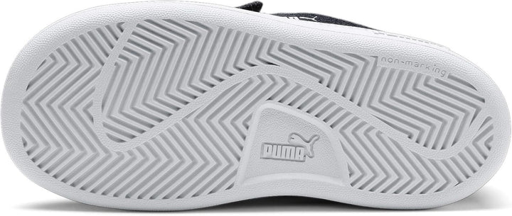 PUMA Unisex-Kinder Smash V2 Sd V Inf Sneaker, Peacoat Puma White