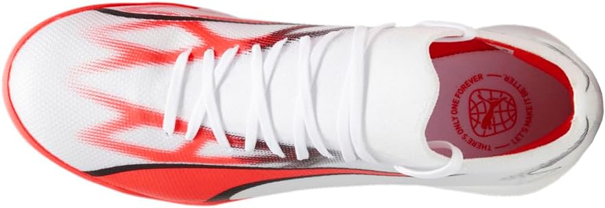 PUMA Herren Ultra Match Tt Fussballschuh 40 EU Puma White Puma Black Fire Orchid, 40 EU Puma White P