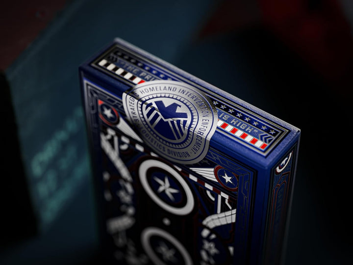 Captain America Playing Cards Patriotic Design