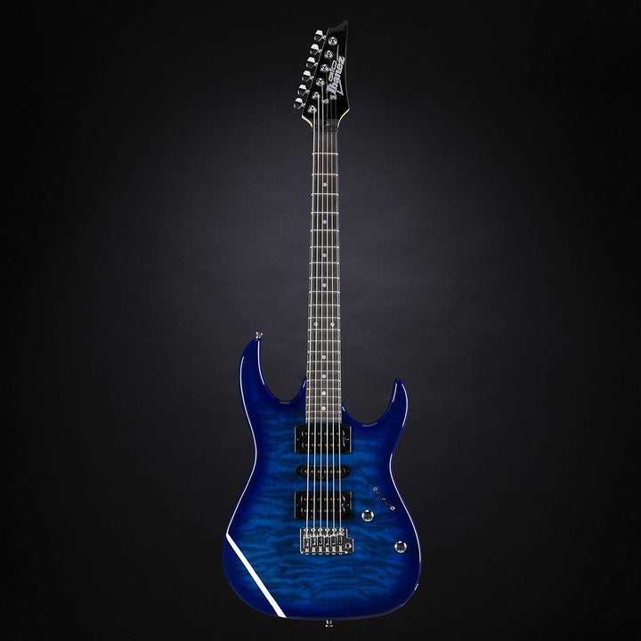 Ibanez GIO RG Series GRX70QA-TBB - Electric Guitar - Transparent Blue Burst