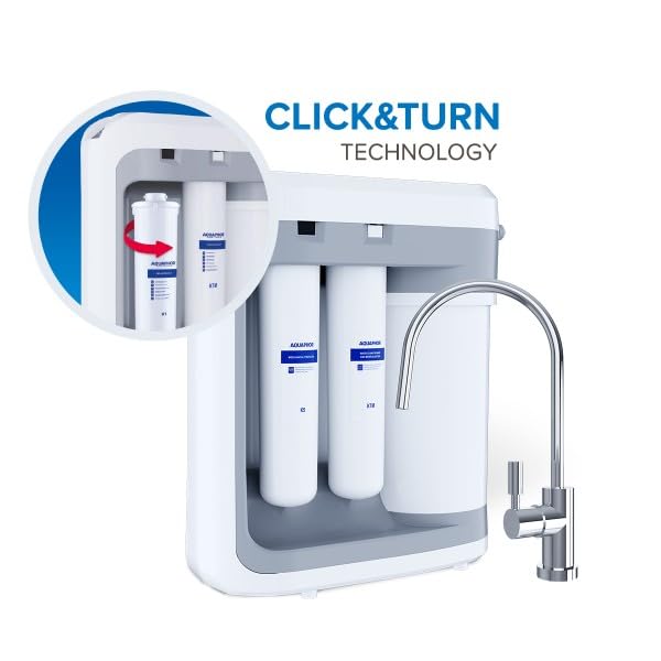 AQUAPHOR RO-202S Umkehrosmoseanlage - Reverse Osmosis System für 380 Liter am Tag mit Keimsperre und