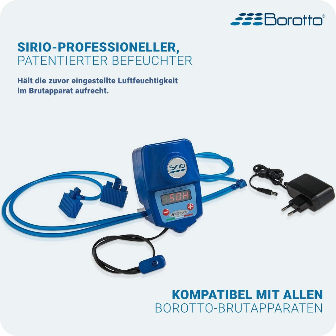 Borotto LUMIA 8 Expert - Brutmaschine mit wärmeisolierendem Material mit antibakteriellem Zusatz und