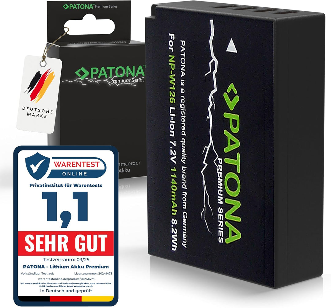Patona Premium Battery Fujifilm NP-W126