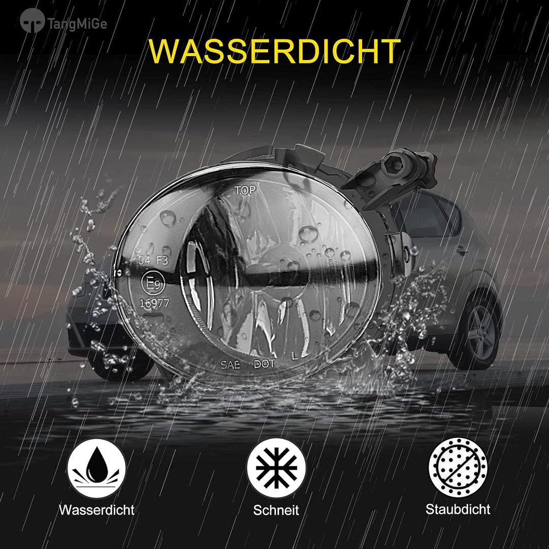 TangMiGe Nebelscheinwerfer Kompatibel mit SEAT Altea (5P1/5P5) 04/2009-up, Ibiza V 5 (6J1/6J5/6J8) 0