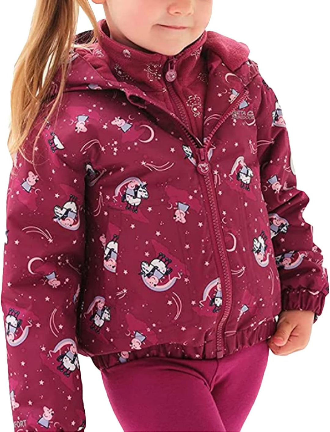 Regatta Unisex Kinder Peppa Muddy Puddle Jacket 18-24 Monate Raspradiance, 18-24 Monate Raspradiance
