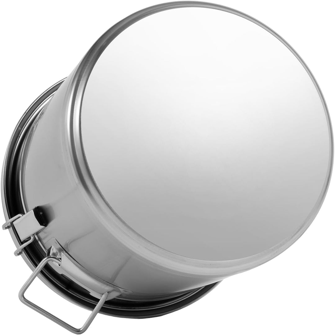 Vielrosse Edelstahl GetreidebehäLter, KüChe Lebensmittel Eimer Mit Deckel, Luftdichter Kanister Mehl