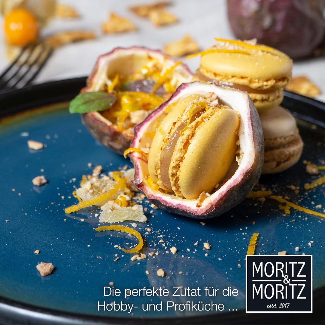 Moritz & Moritz SOLID 4x Kleine Teller 21 cm - Steinzeug Teller Set als Dessertteller, Kuchenteller,