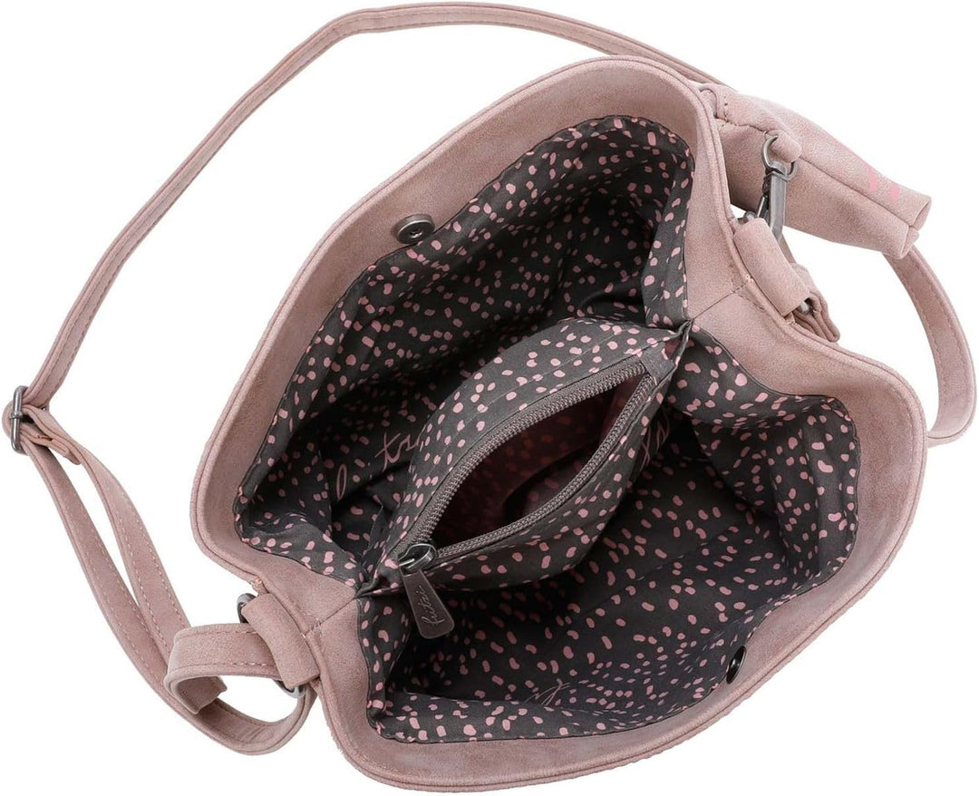 Fritzi aus Preussen Damen Split03 Vintage Taupy Umhängetasche