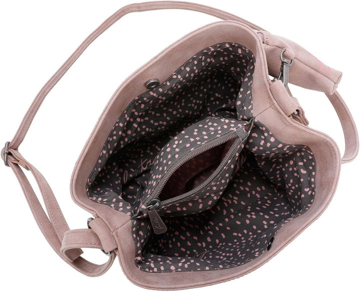 Fritzi aus Preussen Damen Split03 Vintage Taupy Umhängetasche