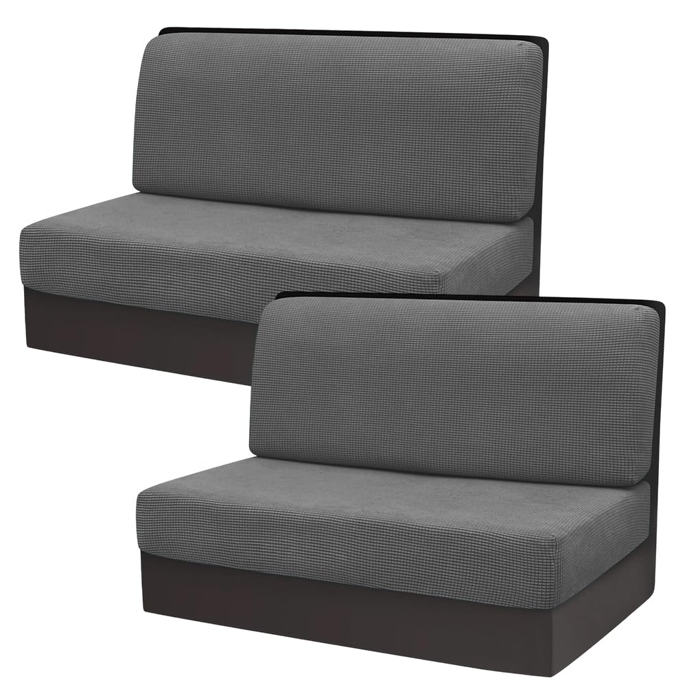 2 Stück Camper Kissenbezüge, 1 Set Spannbezüge Couch, RV-Sitzbezüge, Wohnwagen Polster, Sofa-Sitzkis