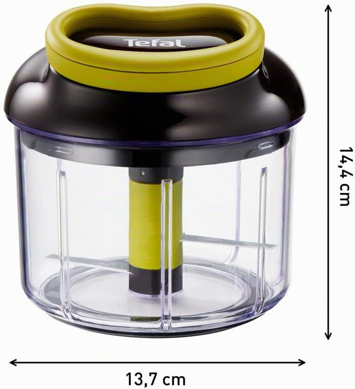 Tefal K13204 Ingenio 5-Sekunden-Zerkleinerer ohne Strom | Fassungsvermögen: 900ml | Multizerkleinere