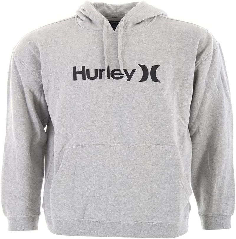 Hurley Herren M OAO Solid Core Po Fleece Sweatshirt S Dk Grau Htr, S Dk Grau Htr
