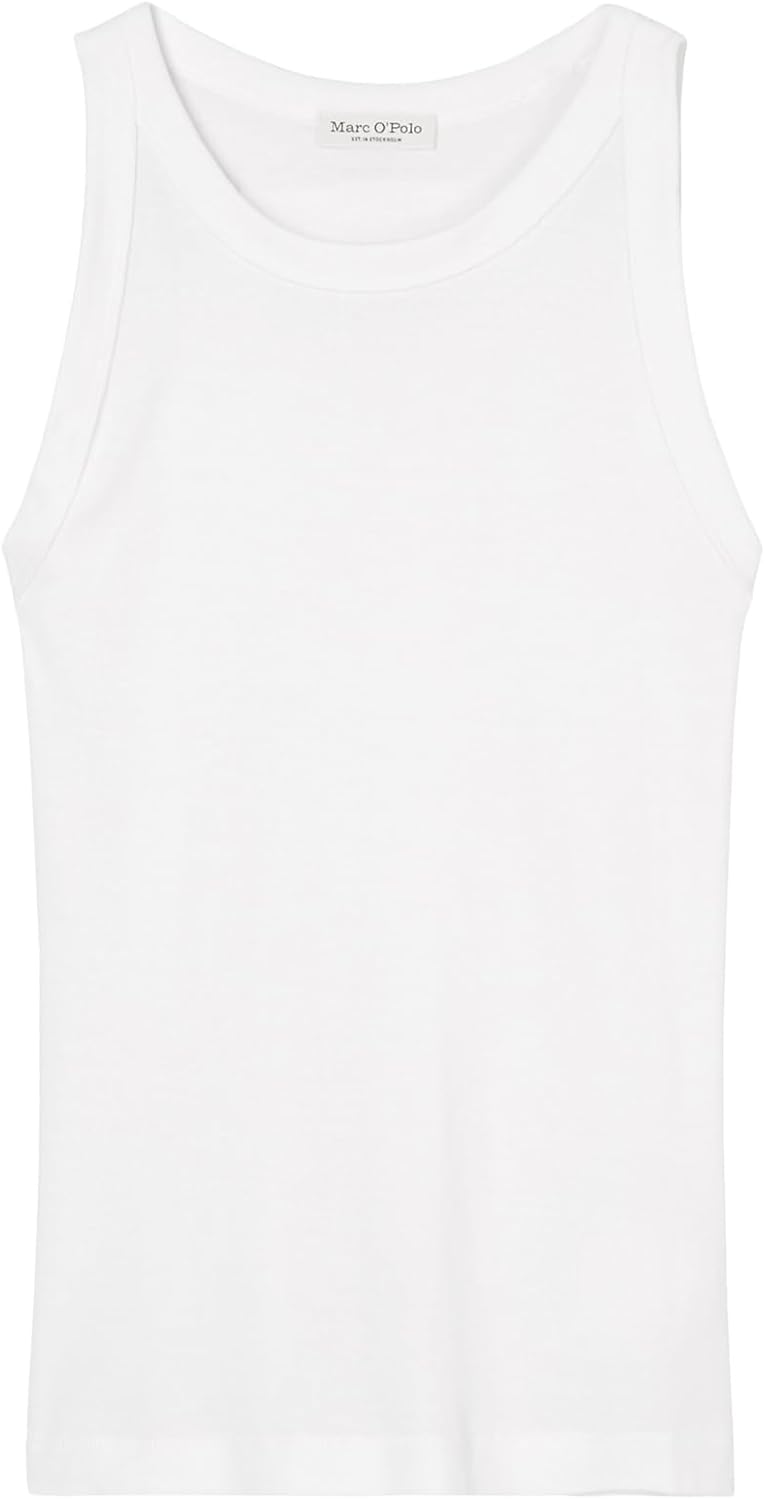 Marc O'Polo Damen T-Shirt XL Weiss, XL Weiss