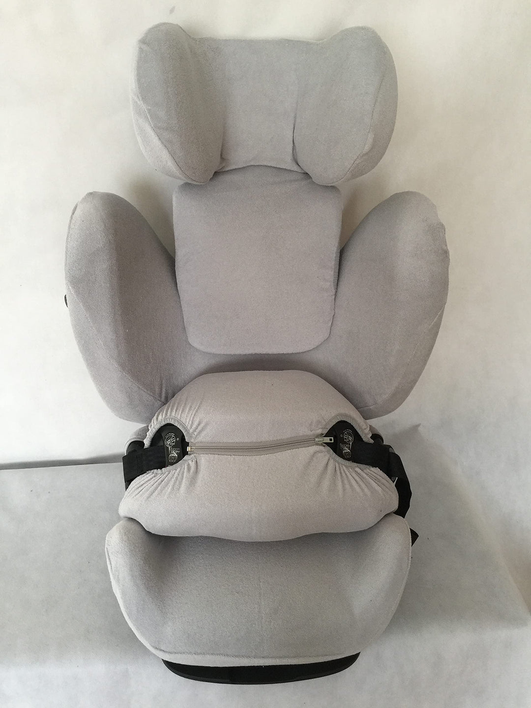 Sommerbezug Schonbezug für Cybex Pallas G I-Size Frottee 100% Baumwolle hellgrau