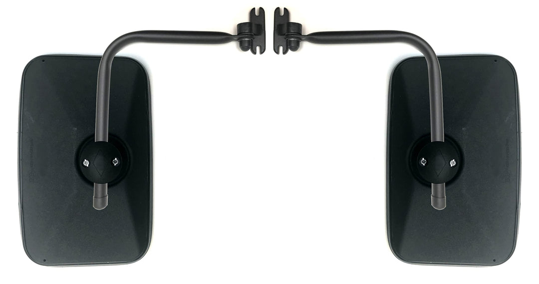 2x Aussenspiegel 250x165 E20 ø15-22 und Spiegelhalter für NEW HOLLAND, URSUS, ZETOR, JD, MF, REN CEL