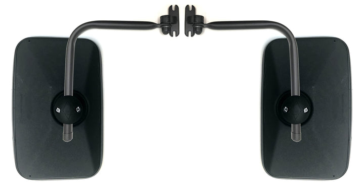 2x Aussenspiegel 250x165 E20 ø15-22 und Spiegelhalter für NEW HOLLAND, URSUS, ZETOR, JD, MF, REN CEL
