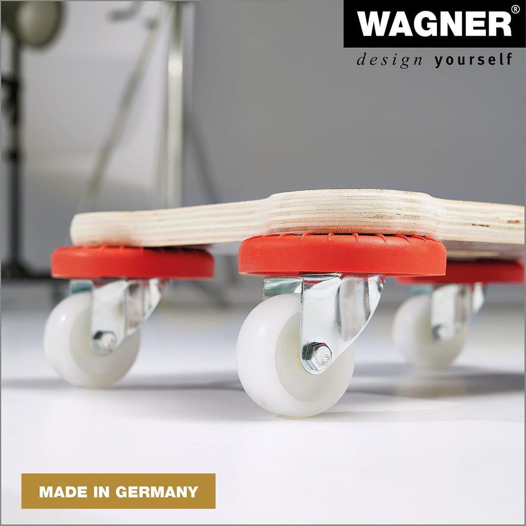 Wagner Transporthilfe MM 1355 I 33 x 23 x 9 cm - Tragkraft 200 kg - ideal für schwere Transportboxen