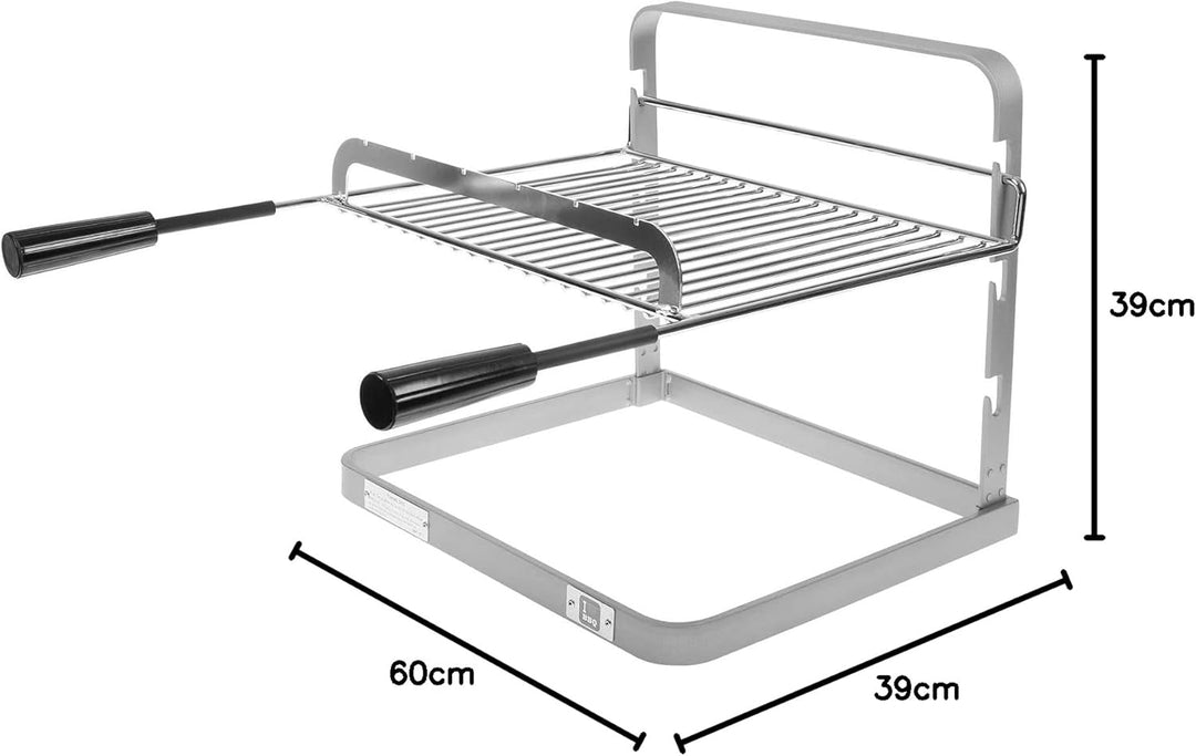 I LOVE BBQ - Grillständer für Grill, Zubehör für Grill und Smoker – einfacher Grillrost für Grill/Ka
