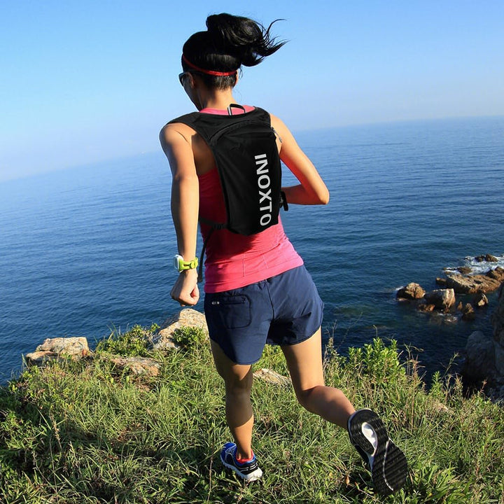 INOXTO Sport Wasserbeutel Weste Mit 1.5l Trinkblasen Running Weste Rucksack FüR Outdoor Wandern Trai