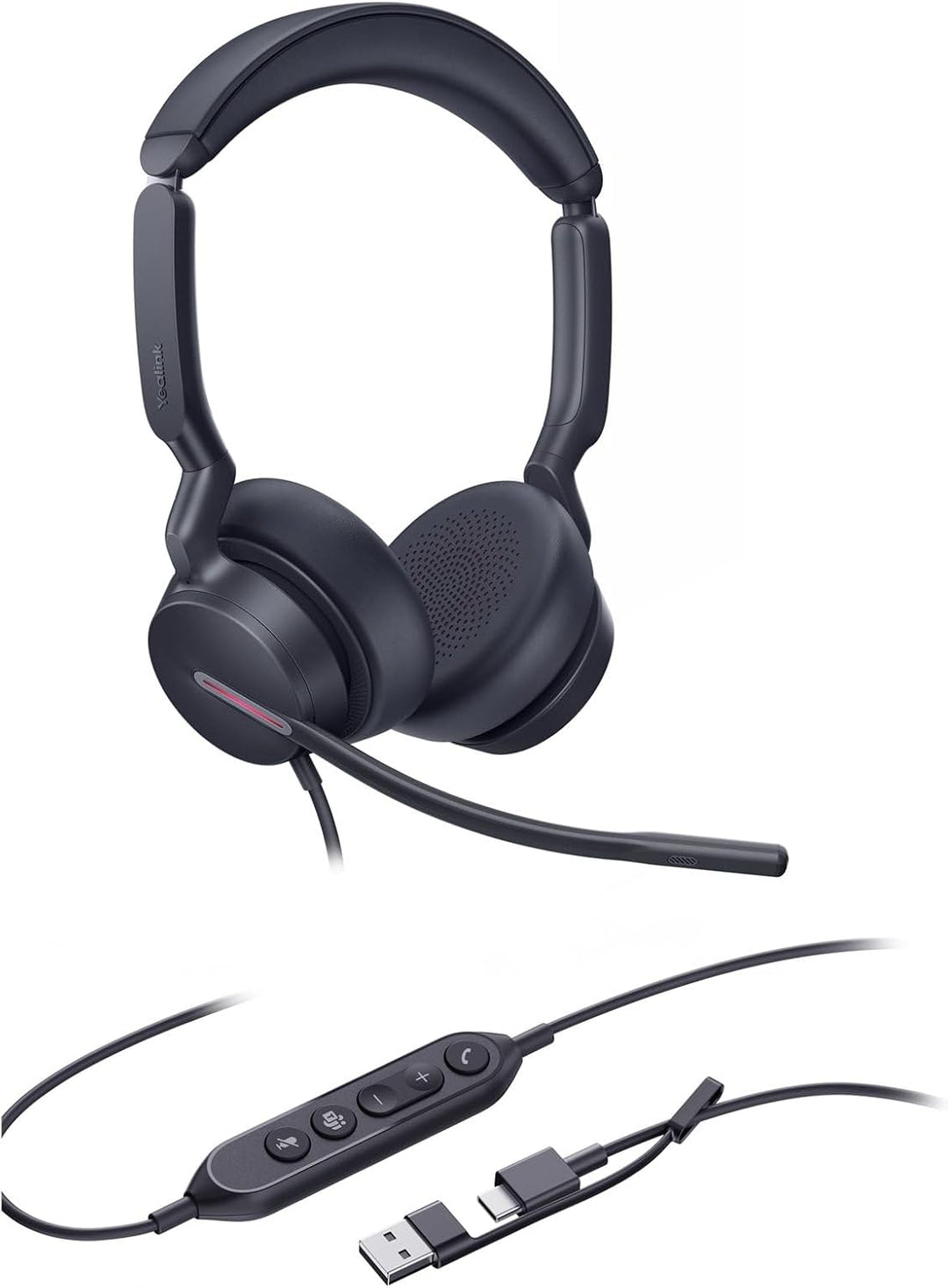 Yealink Headset UH46 Dual Teams USB-C/A onesize, onesize