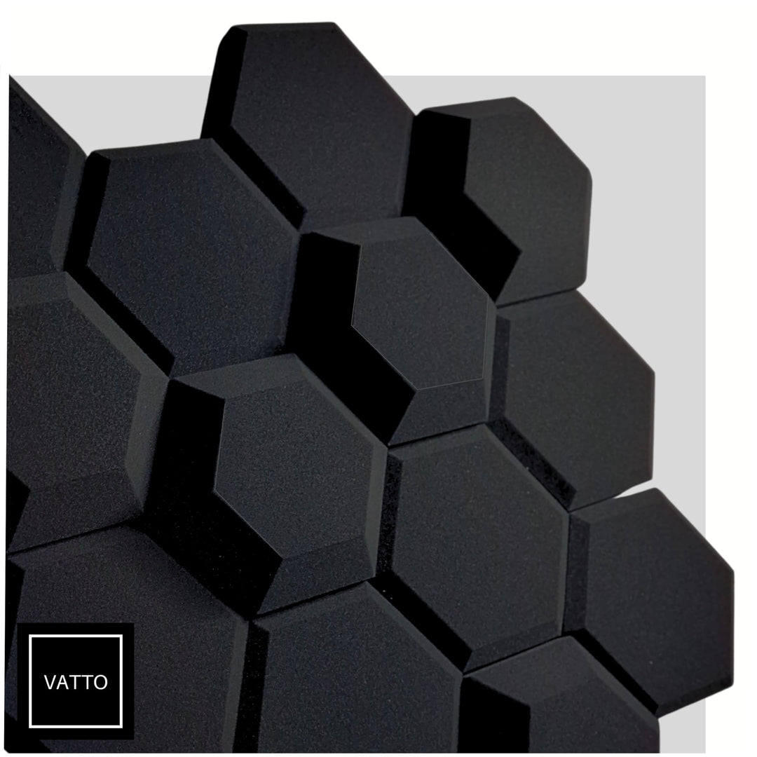Akustikpaneele 3D HEXAGON Schallabsorber WAND - Schalldämmung - SCHALLSCHUTZ sound absorber - SCHALL
