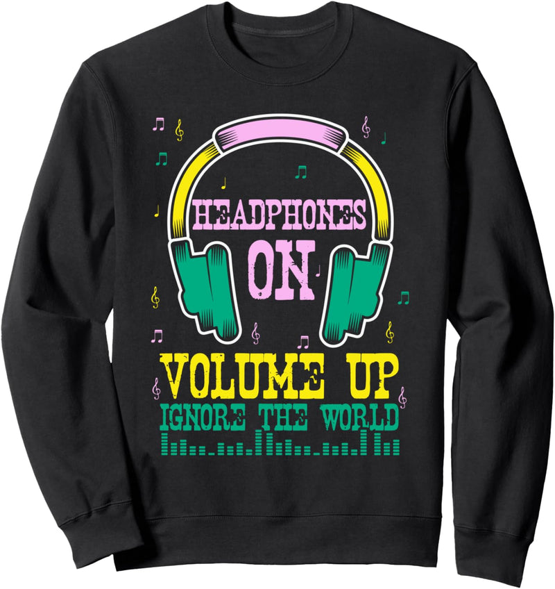 Kopfhörer Deejay DJ Sweatshirt