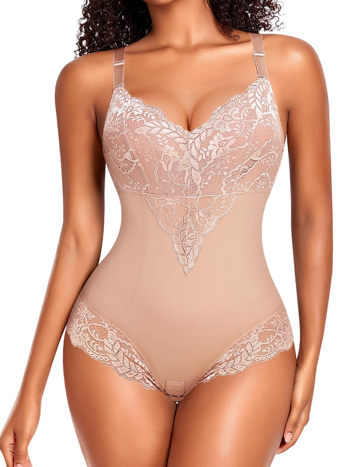 Shapewear Damen Bauchweg Body Shaper Miederslip Shaping Bodysuits Leicht Figurformende Unterwäsche U