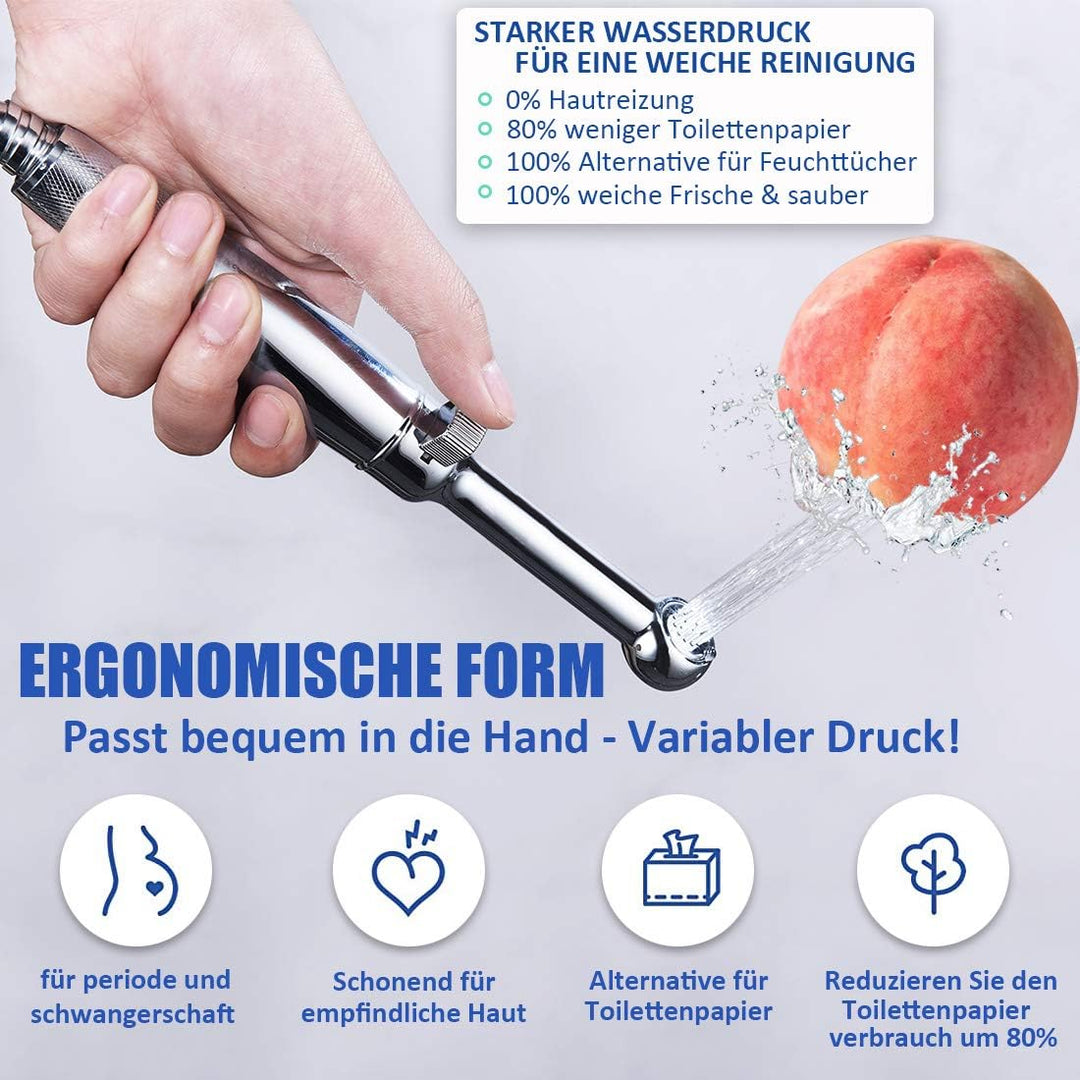 Bidet Handbrause Set SonTiy Toilette Bad Bidet Aufsatz Waschen Duschkopf mit Einstellbarem Druck &Ha