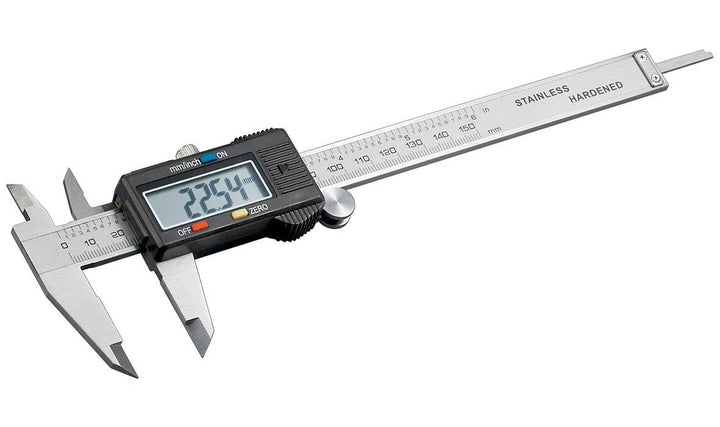 Goobay 77001 Messschieber digital 0 - 150 mm / Elektrische Schieblehre digital 6 Zoll / Für Tiefen-,